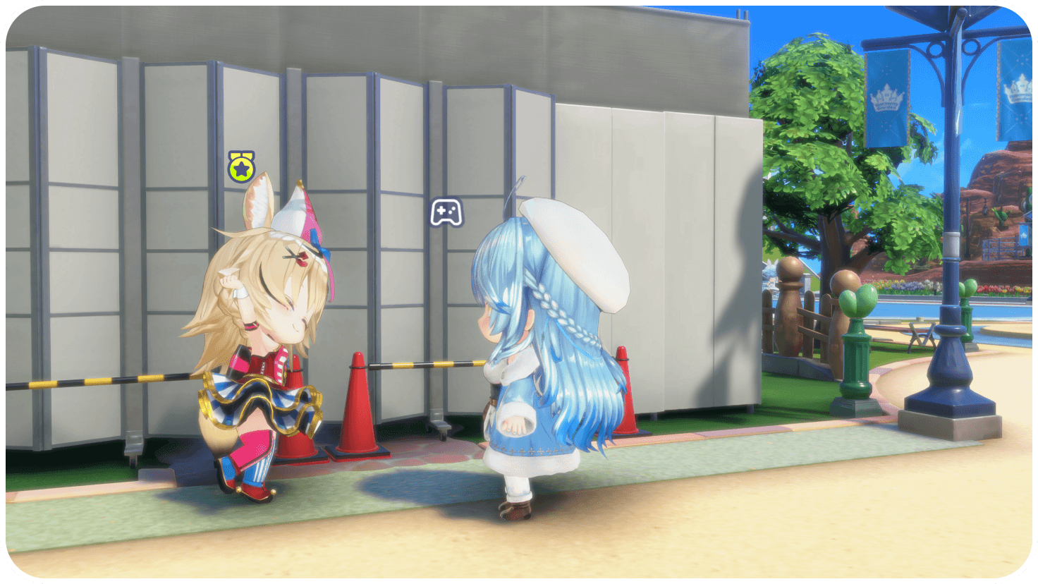 ホロライブドリームスのクエスト画面